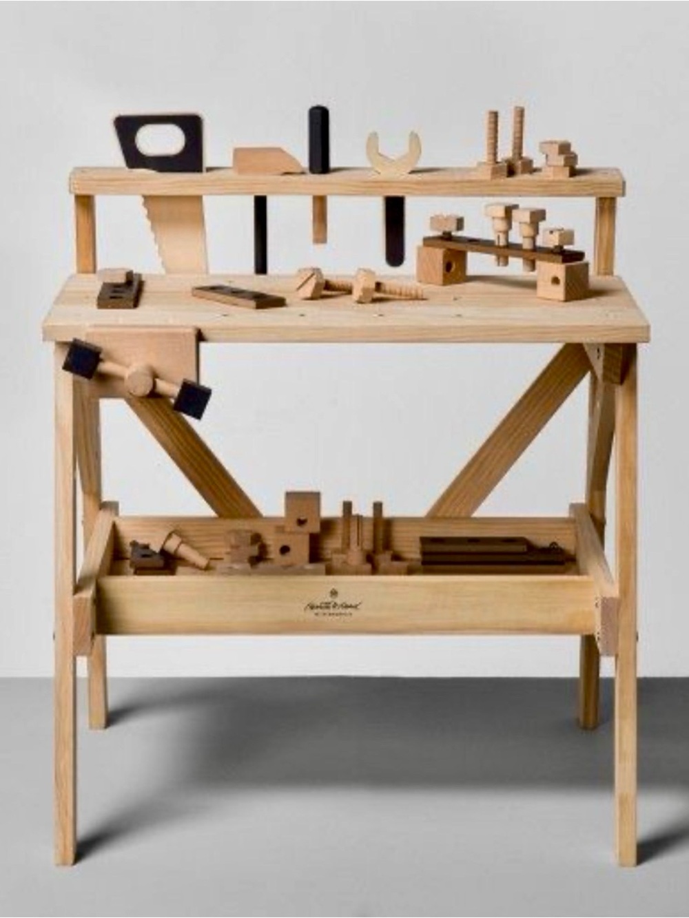 Wooden Toy Tool Bench (38 pc) Hearth & Hand